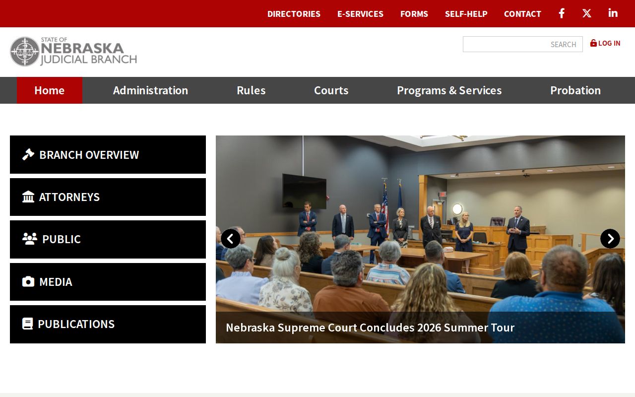 North Loup court docket Nebraska Judicial Branch search route